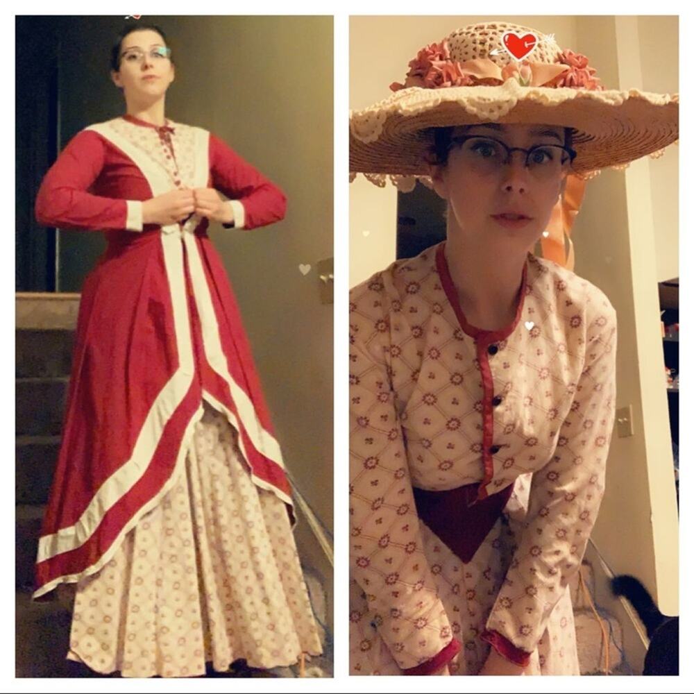 Little Women Victorian dress set camp dress